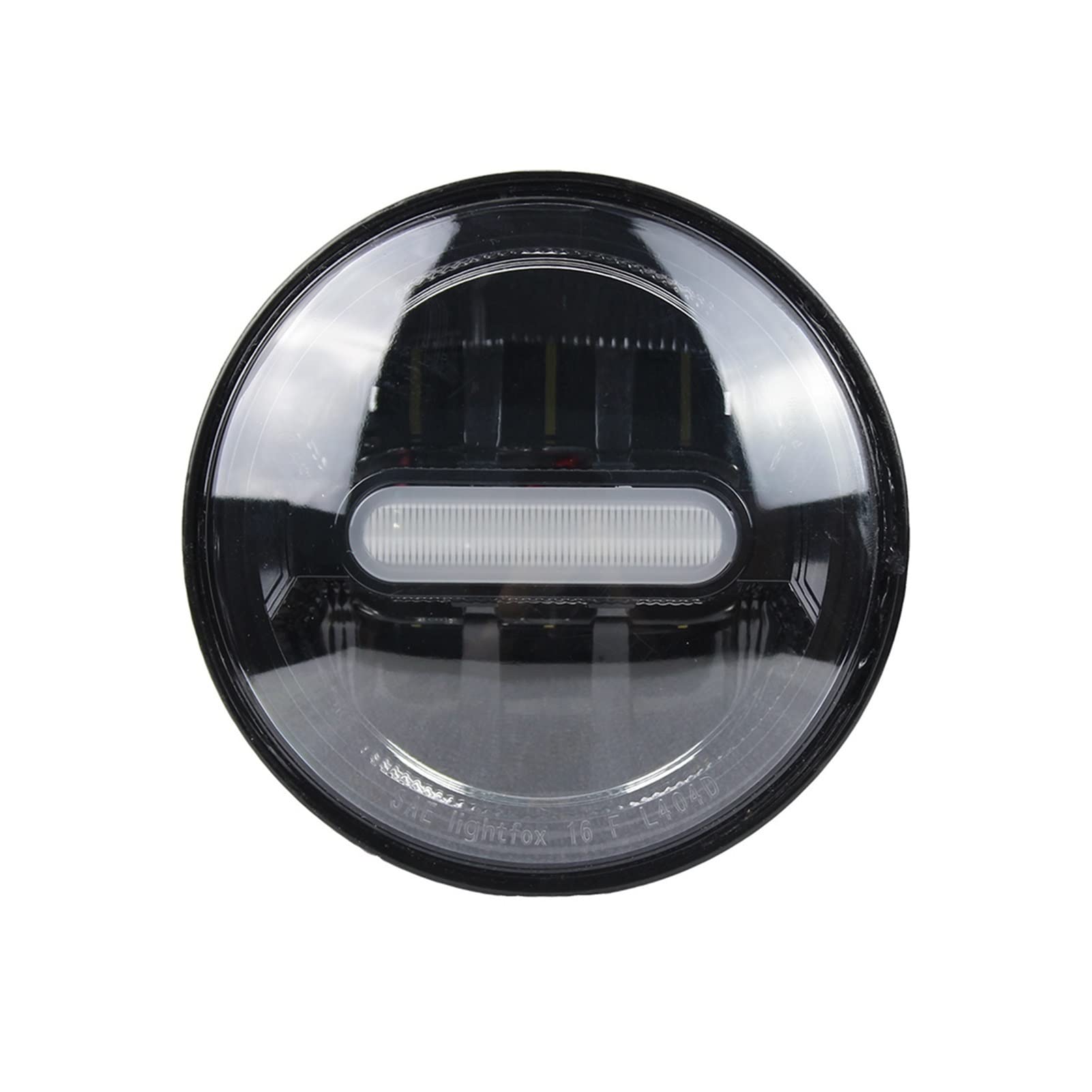 4.5 Cal światło przeciwmgielne led 2 szt. Motocykl 4 1/2"przejście pomocnicze okrągłe światło przeciwmgielne Led z DRL diabelskie oko Led kąt oczu lampa przeciwmgielna
