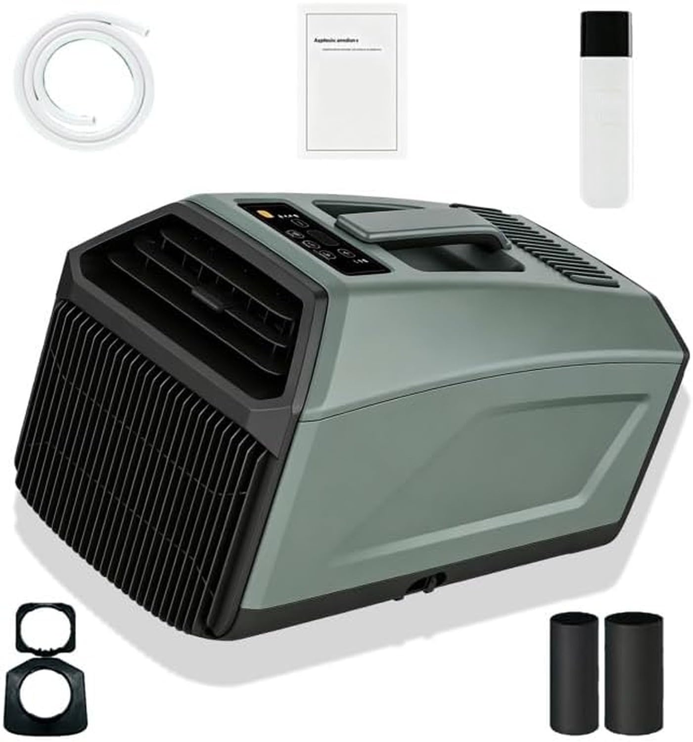 Przenośny klimatyzator do namiotu 5000 BTU, niskie zużycie 400W, dwuprzewodowy kompaktowy agregat chłodzący do kampera, przyczepy, domku letniskowego i małego p