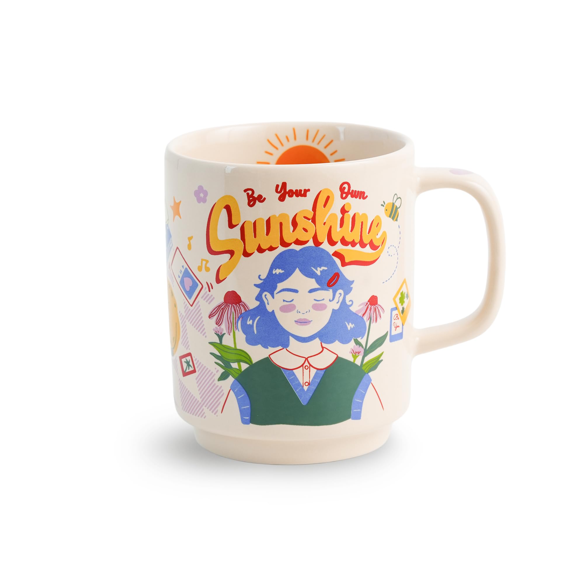 Shay Ceramic Mug, 1 Pc, New Self Love, 300ml | Glossy Finish | Ceramic Coffee Cup | Porcelain | Microwave Safe (Rise Mug - 1Pc - New Self Love)-image-15