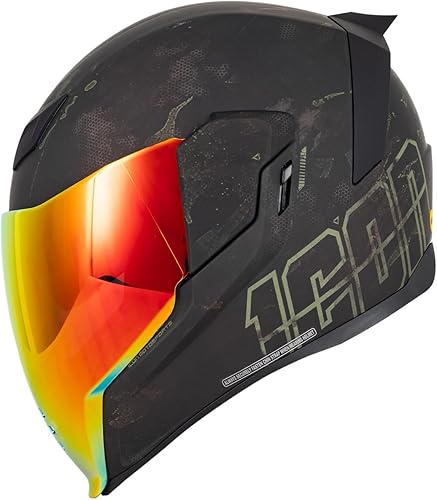 Miniatura 7 de Soman Airflite - Protector facial de repuesto, IC-06 compatible con protección UV IC-06 Airflite (rojo humo Revo)