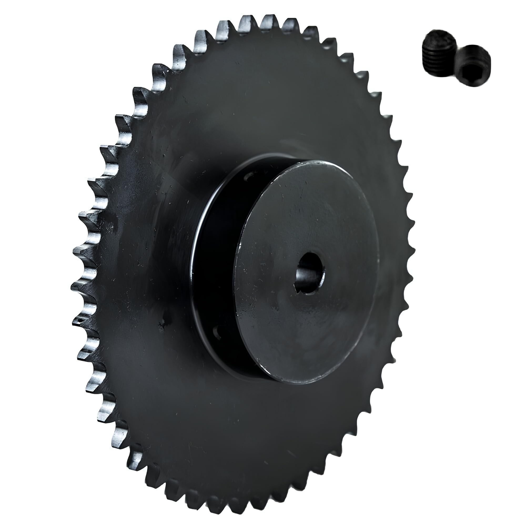 Jeremywell #40 Roller Chain Sprocket, 48 Tooth B-Hub, 5/8" Bore