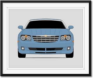 Chrysler Crossfire SRT-6 (2004-2008) Inspired Poster Print Wall Art Decor Handmade (Unframed)