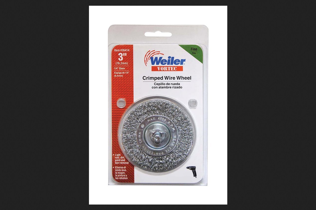 Weiler Corporation 36414 Crimped Wheel Brush, 3
