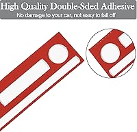 Vista 5 de PIUGILH Cubierta del marco del panel del interruptor del aire acondicionado del coche para Corvette C6 Z06 ZR1 2005-2013 accesorios, cubierta