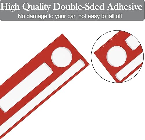 Miniatura 5 de PIUGILH Cubierta del marco del panel del interruptor del aire acondicionado del coche para Corvette C6 Z06 ZR1 2005-2013 accesorios, cubierta