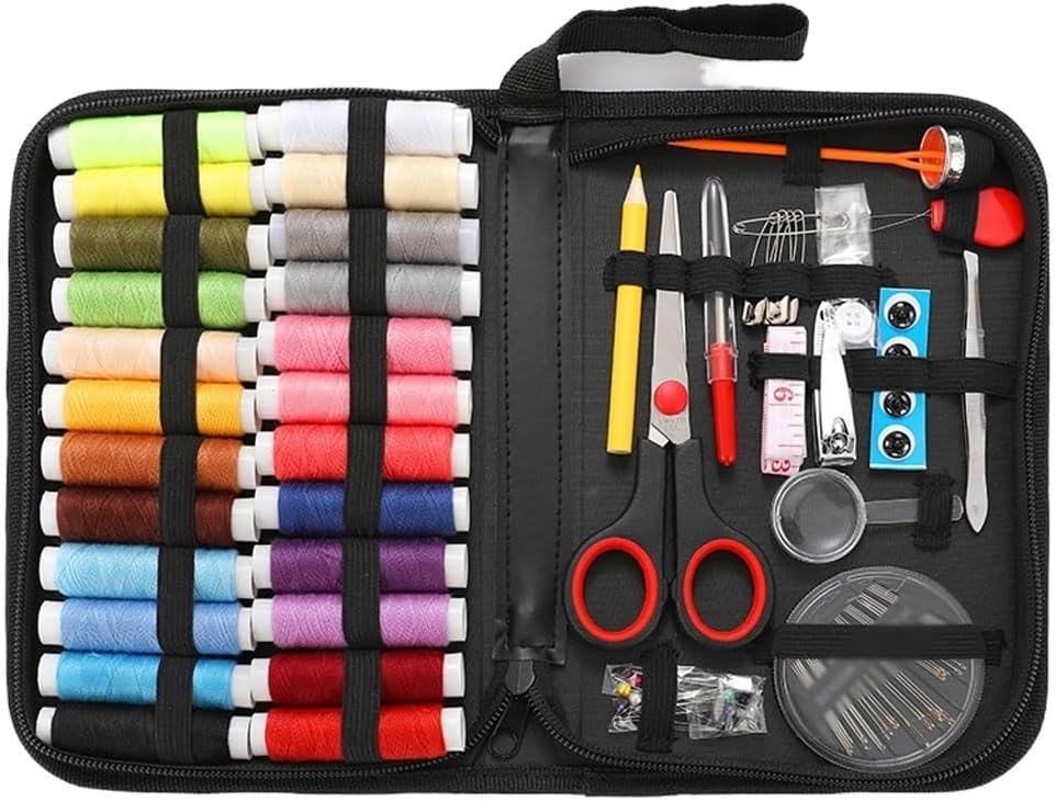 ASWRTYJO Household Multi-Functional Sewing Box Set Hand Sewing Needle and Thread Storage Box