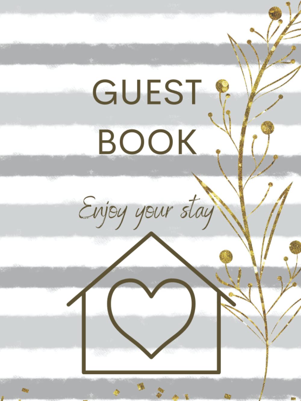 Guest Book: A sleek designed holiday guest book.