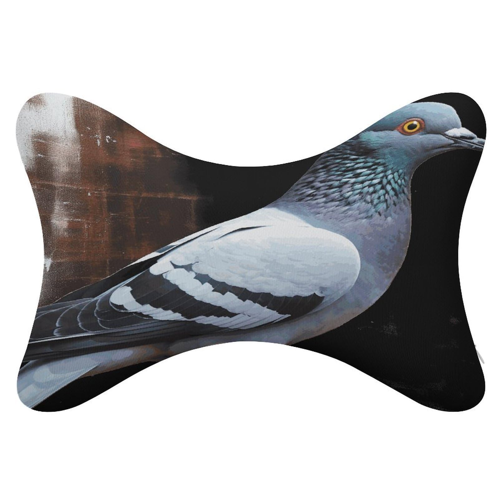JTREHY 2 Pack Pigeon Car Headrest Pillow Memory Foam Car Neck Pillows Soft Comfortable Vehicle Neck Pillows Non-Slip Headrest Cushion Universal Car Pillow for Neck Pain Relief