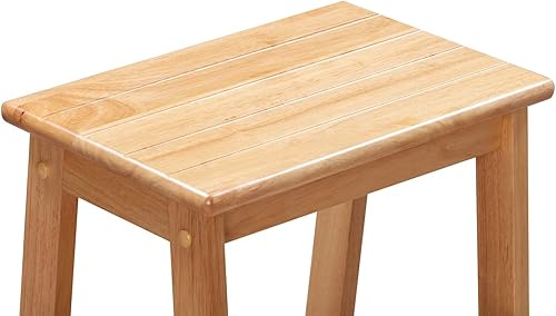 Miniatura 8 de Boraam Niko Taburete plegable de 24 pulgadas natural pulgadas