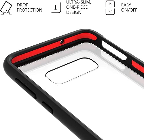 Miniatura 2 de BELTRON Funda ultra fina con parte trasera transparente compatible con Samsung Galaxy S10 Plus G975 (características MIL-STD-810G probado, a prueba