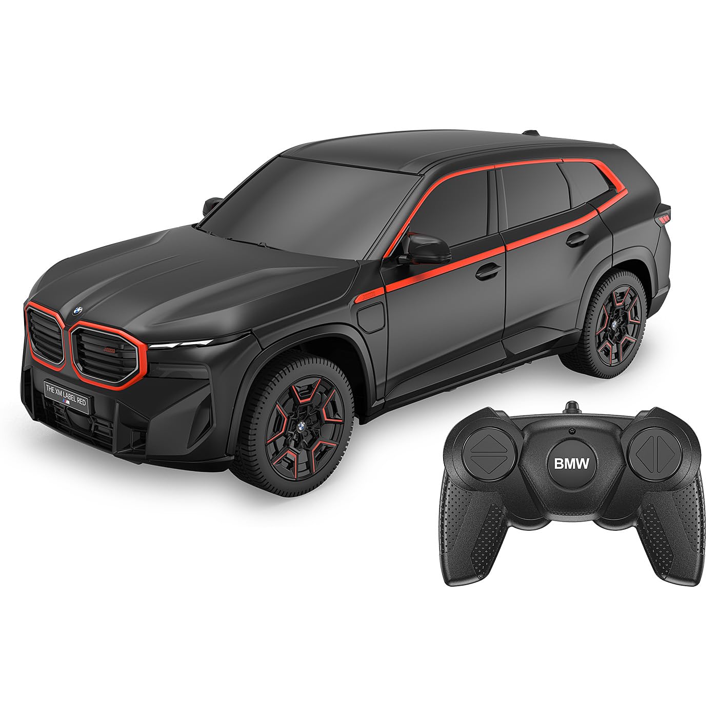 JAMARA 402222 BMW XM 1:24 2,4 GHz – zdalnie sterowany samochód, samochód RC, zabawka dla dzieci z pilotem zdalnego sterowania, model samochodu, prezent dla dzieci, samochód sportowy, wierne