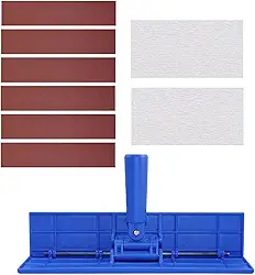 Suporte de lixa, ferramenta de polimento de massa de canto interno, lixadeira manual de drywall, lixadeira de parede com cabeça de lixamento autoadesiva, conjunto de suporte de lixa