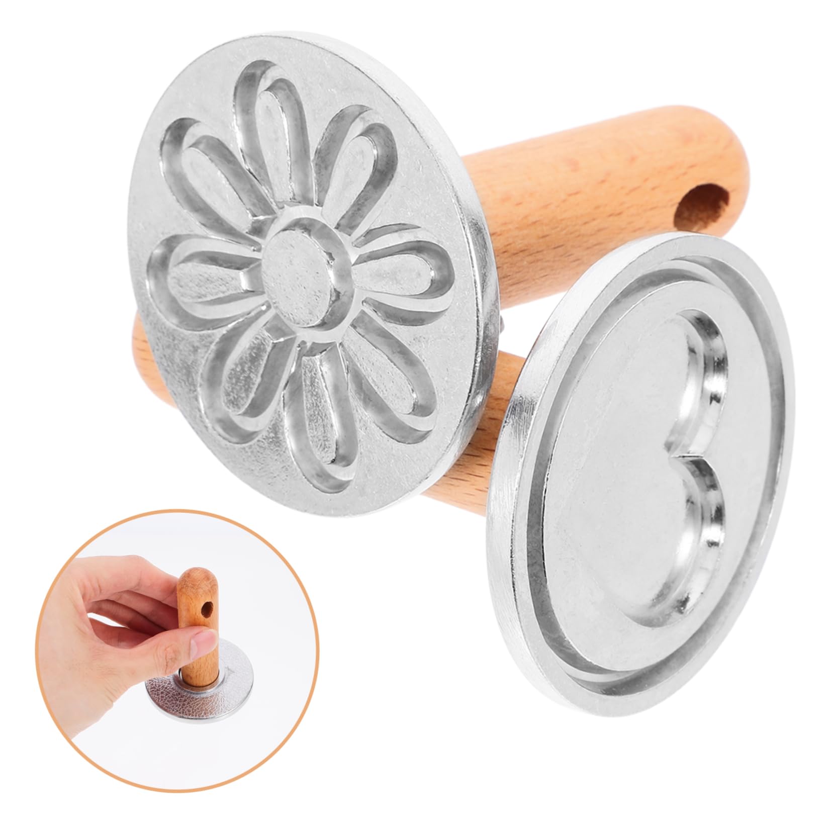 IMIKEYA 6piezas Molde De Galletas De Diseño De y De Prensadores Para Repostería Utensilios De Hornear Para Postres y