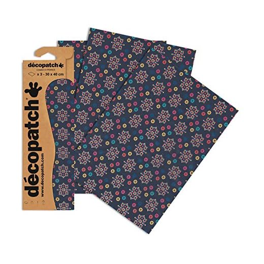 Clairefontaine ES Décopatch – Ocio creativo – Paquete de 3 hojas iguales para pegar