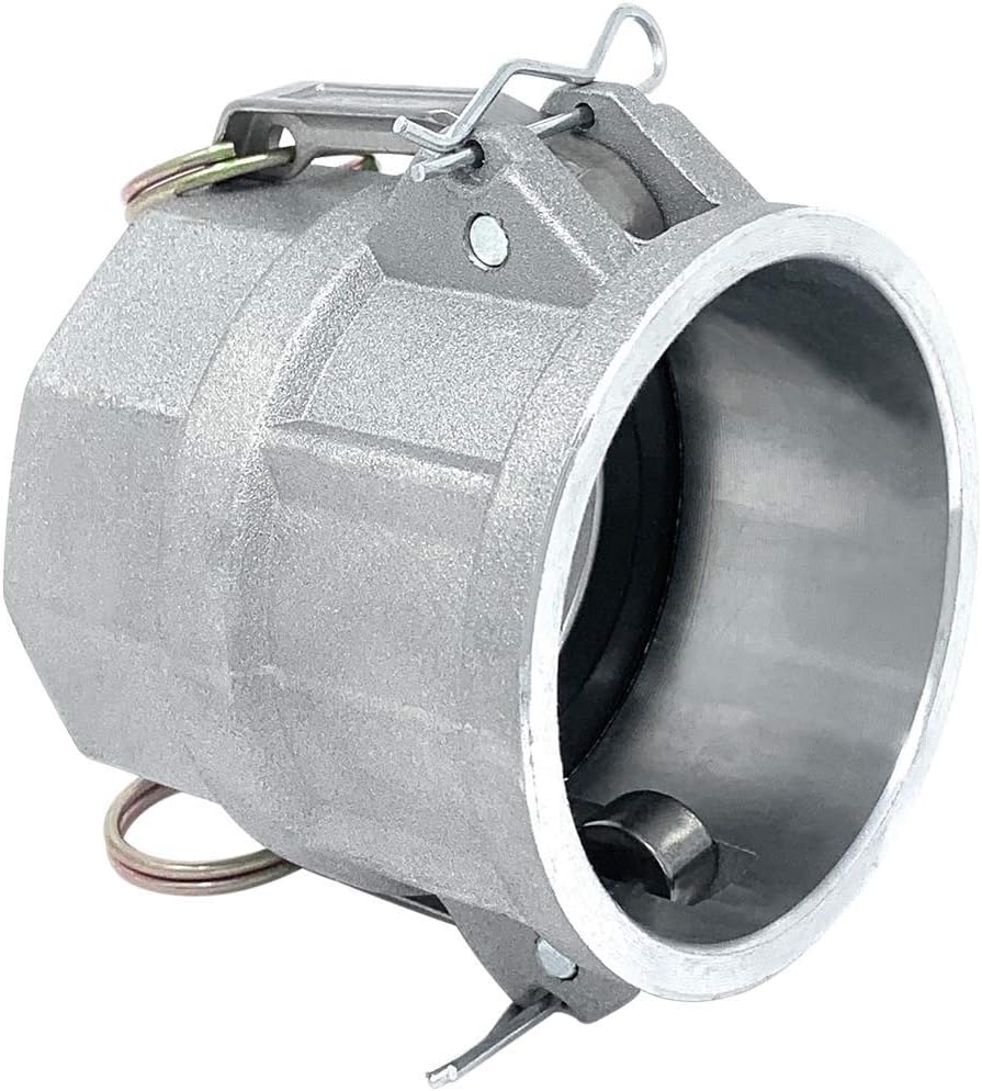 Gloxco Aluminum Type D Cam and Groove Hose Fittings, 1-1/4" Female Camlock x 1-1/4" Female NPT, Pack of 2 (CAM-12-D-AL-2)