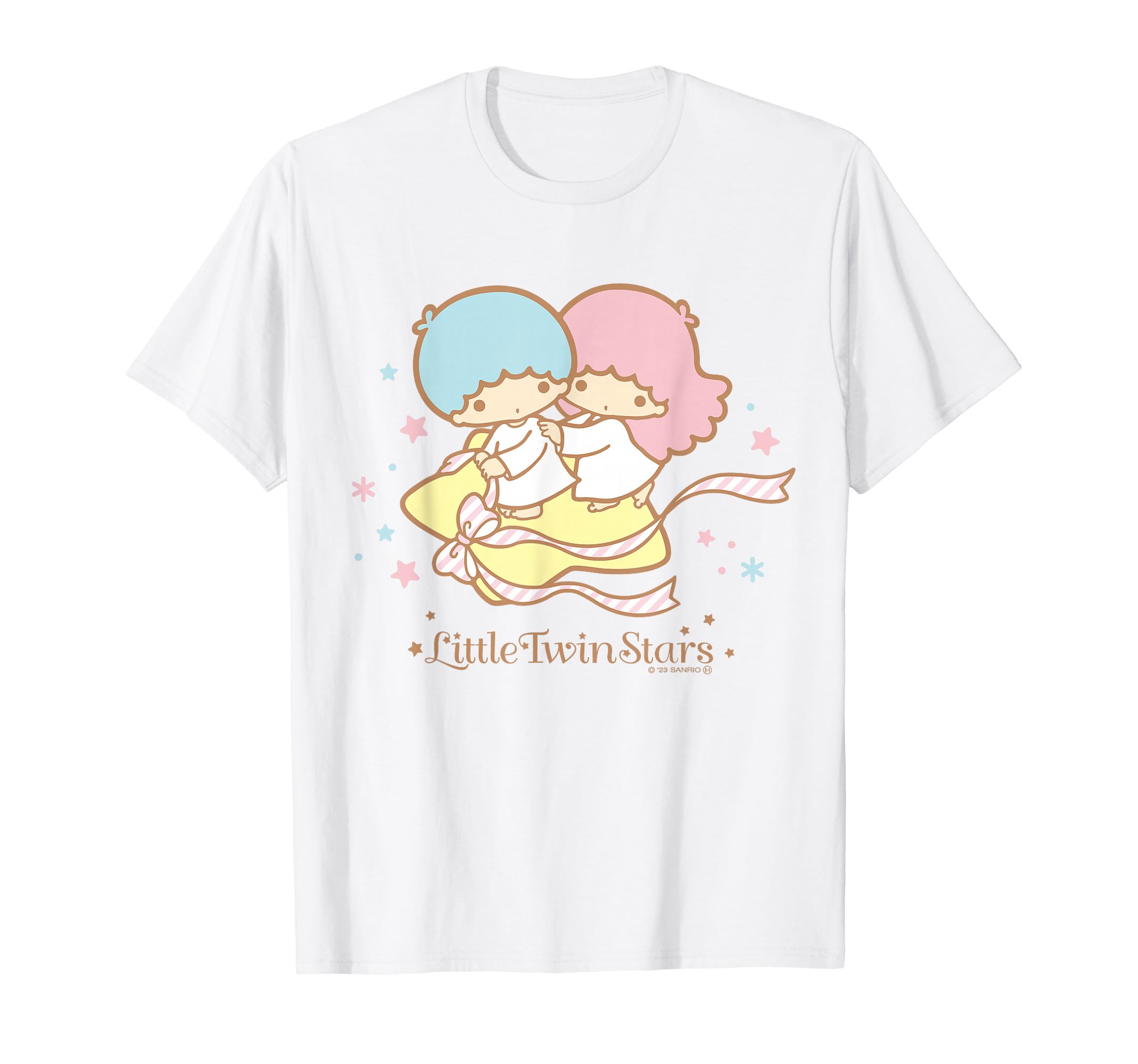 Amazon | リトルツインスターズ ほしにのって ライトカラー Tシャツ