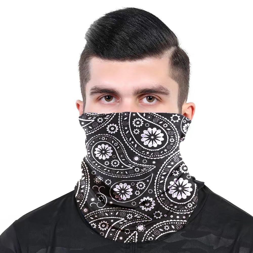 Komin na szyję maska szalik na twarz bandana tuba osłona nakrycia głowy kominiarka opaska na głowę dla mężczyzn i kobiet