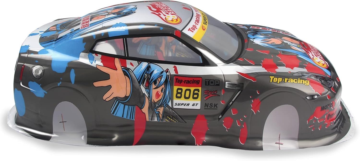 Amazon.com: 1/10 Scale RC Drift Racing Touring On-Road Car Painted