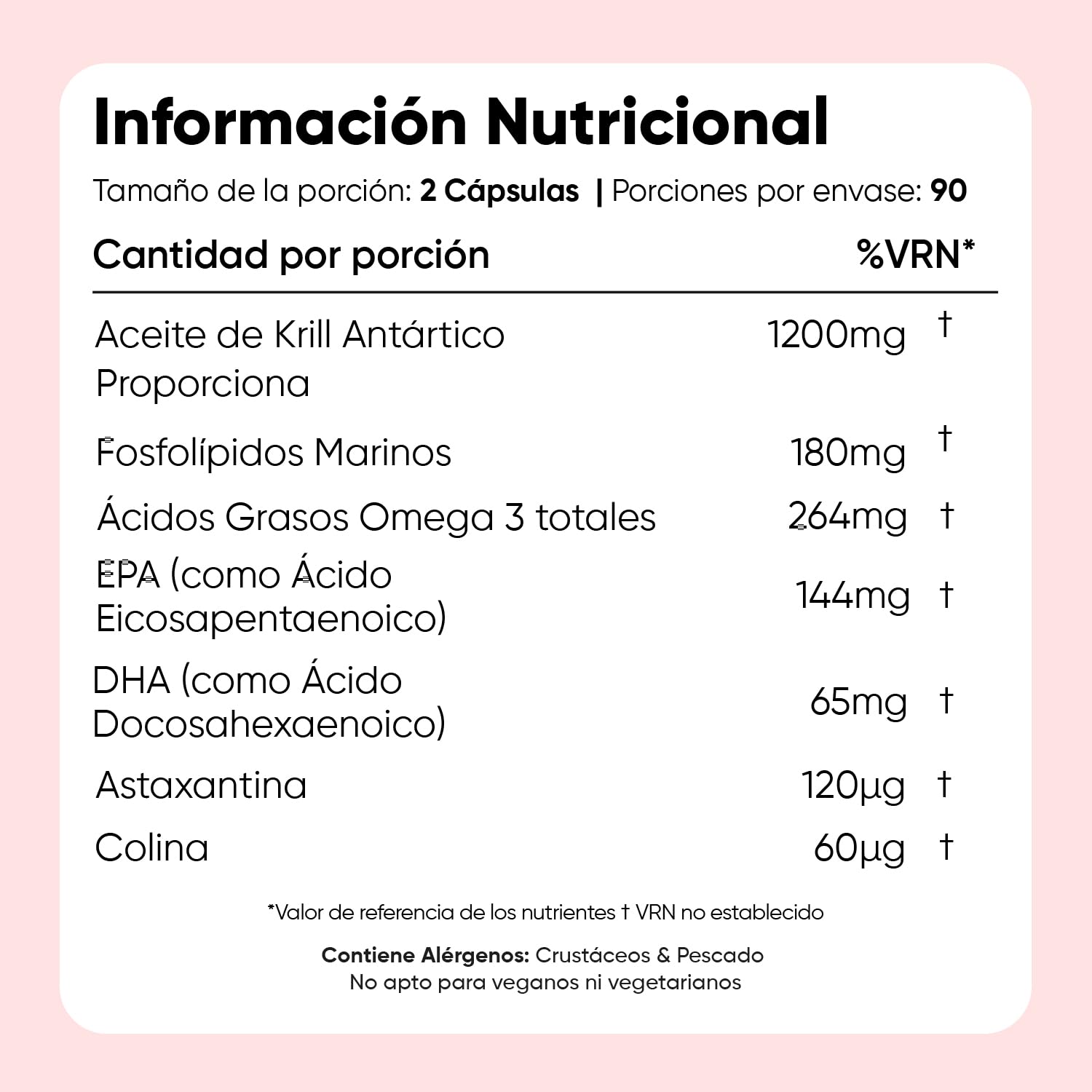 Aceite de Krill Omega 3 del Antártico 1200mg, 180 Cápsulas Blandas de Fuente de Omega 3 de Krill (DHA y EPA) - Astaxantina Natural y Fosfolípidos Marinos, Alternativa al Aceite de Pescado para 3 Meses