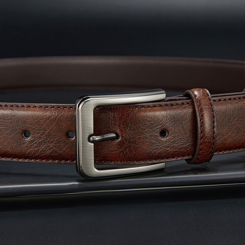 Belt For Men 3.3cm Wide Cowhide Belt Men's Genuine Leather Pin Buckle Belt Casual Business Versatile Men's Belts4