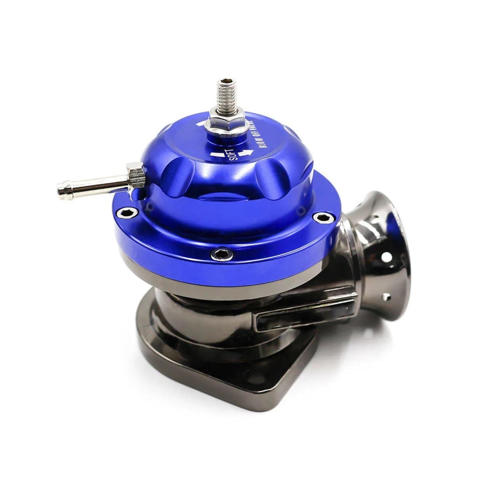 Uniwersalny zawór upustowy Turbo Blow-off typu RS, regulowany, 25 psi BOV, adapter upustowy/spustowy YC100370(Blue)