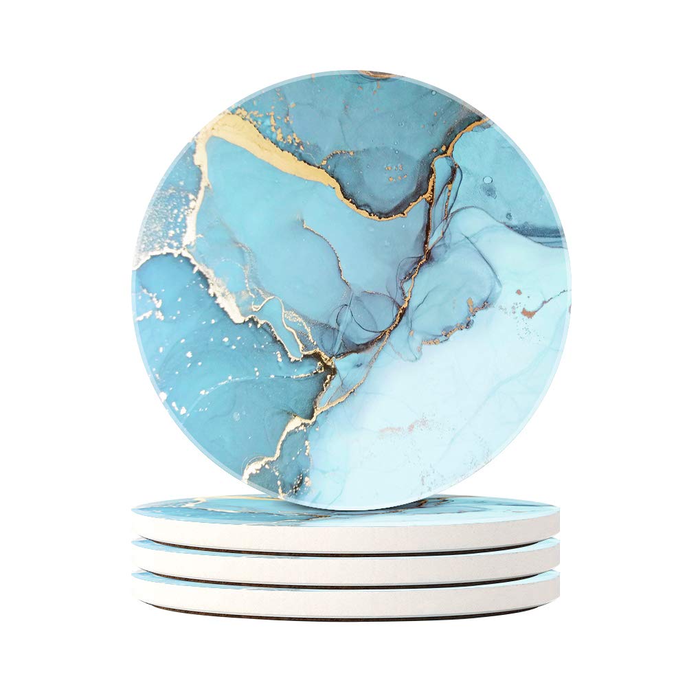 Sottobicchieri Rotondi Bianchi Assorbenti In Pasta Di Legno, 10 Cm, Confezione Da 125, Ideali Per Bevande E Decorazioni Artistiche - 2