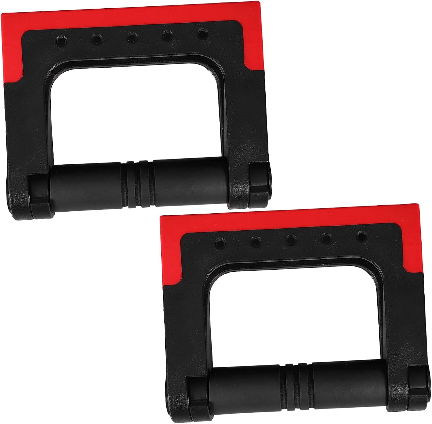 GANAZONO Foldable Bracket for Home Fitness Rotating Bars for Floor for Men Multipoint Protects Hands Compact and Easy to Store Red