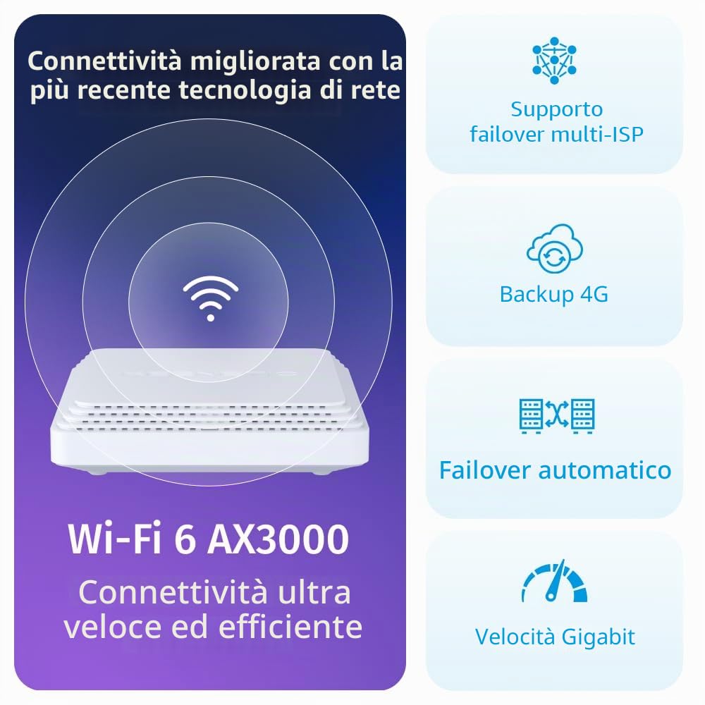 Router Keenetic KN-3812-01-EU Bianco Ethernet LAN Wi-Fi