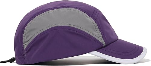 Vista 2 de Clakllie Gorra de béisbol de secado rápido de ala corta, gorra de camionero de perfil bajo, gorra deportiva transpirable, sombrero de golf