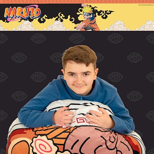 Miniatura 6 de Franco Collectibles Naruto Ichiraku Ramen Bedding - Almohada corporal de gran tamaño (producto oficial)