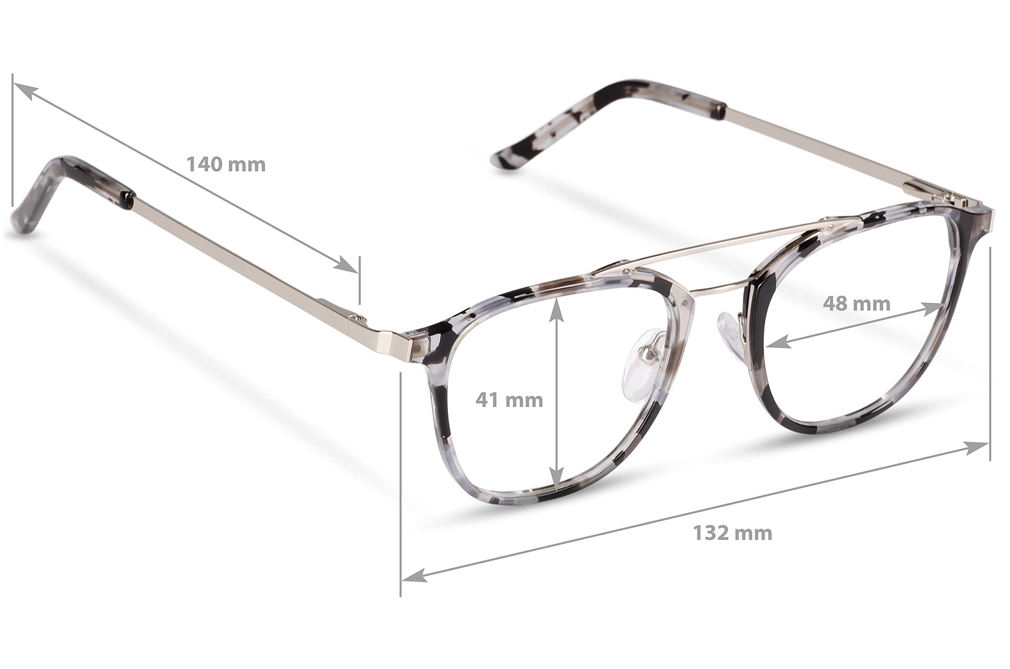 Edison & King Zen Reading Glasses, Retro Glasses with Double Bridge, Premium Lenses - Image 4