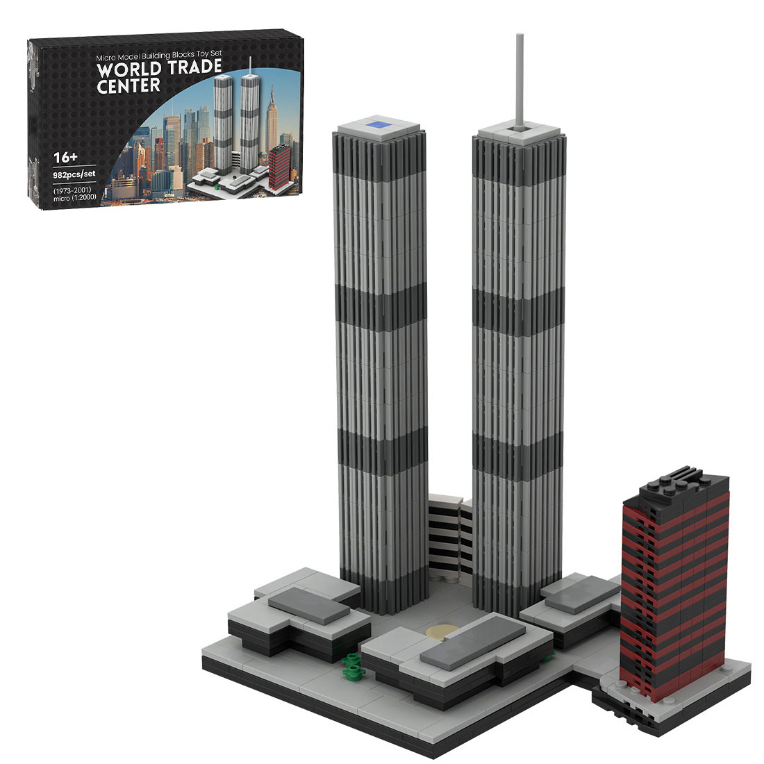Amazon.com: KKXX Building Blocks Toy Set - 1/2000 World Trade