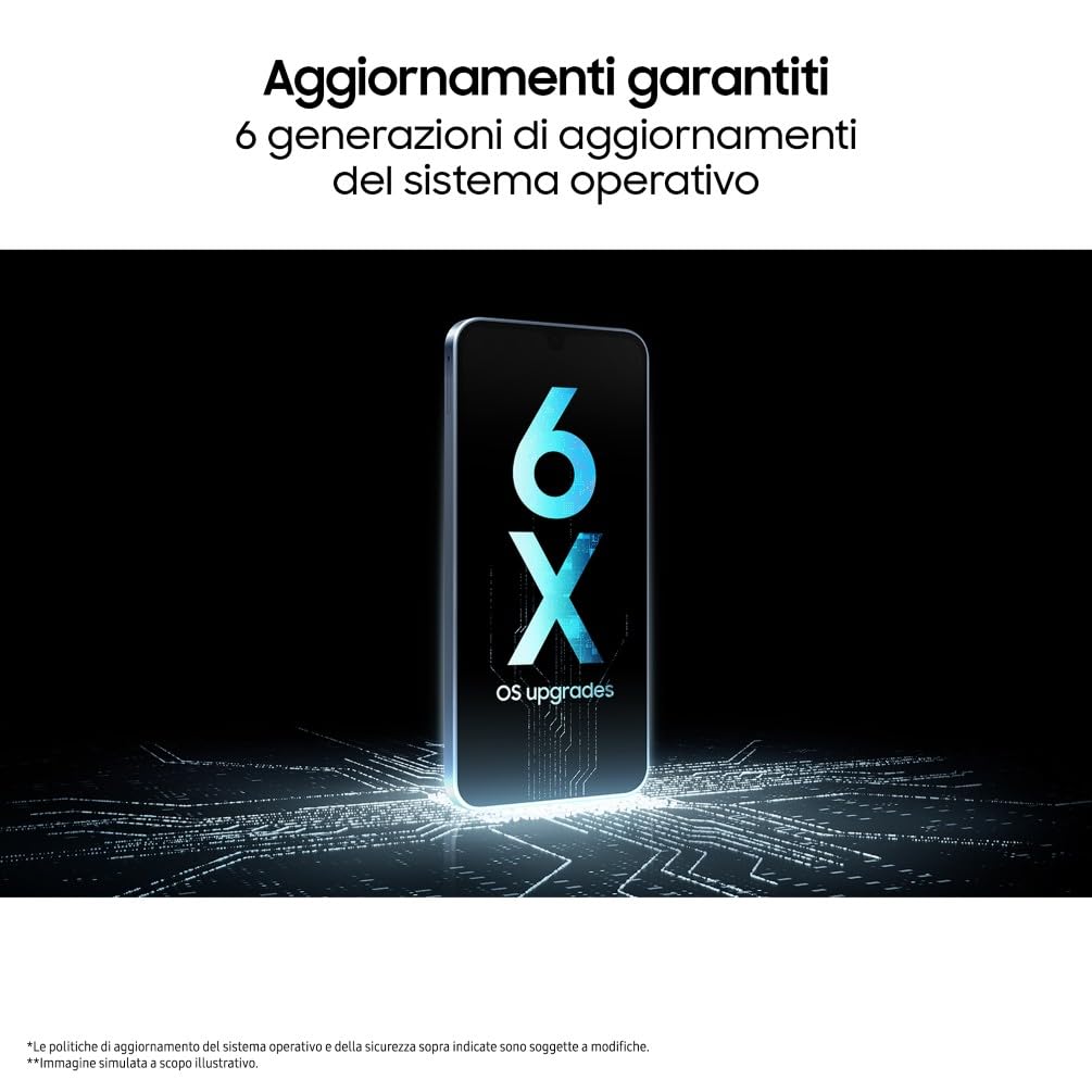 Samsung Galaxy A16 5G, Smartphone Android 14, Display Super AMOLED 6.7" FHD+, 4GB RAM, 128GB, Batteria 5.000 mAh, Resistenza IP54, memoria espandibile fino a 1.5TB, Light Gray [Versione Italiana]