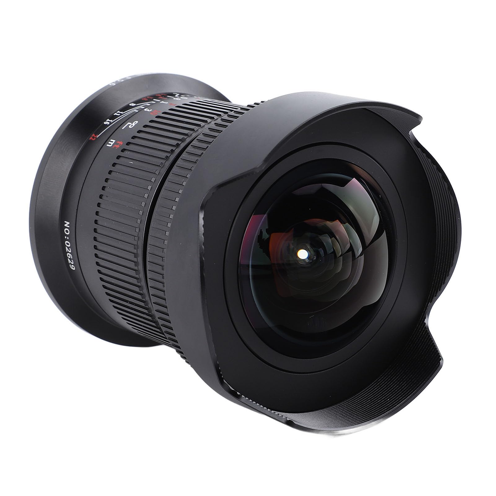 Lente de Fotograma Completo de ángulo Ultraancho F5.6 de 9 Mm Lente de Cámara de Distorsión Cero para Fotografía de Paisajes y Arquitectura