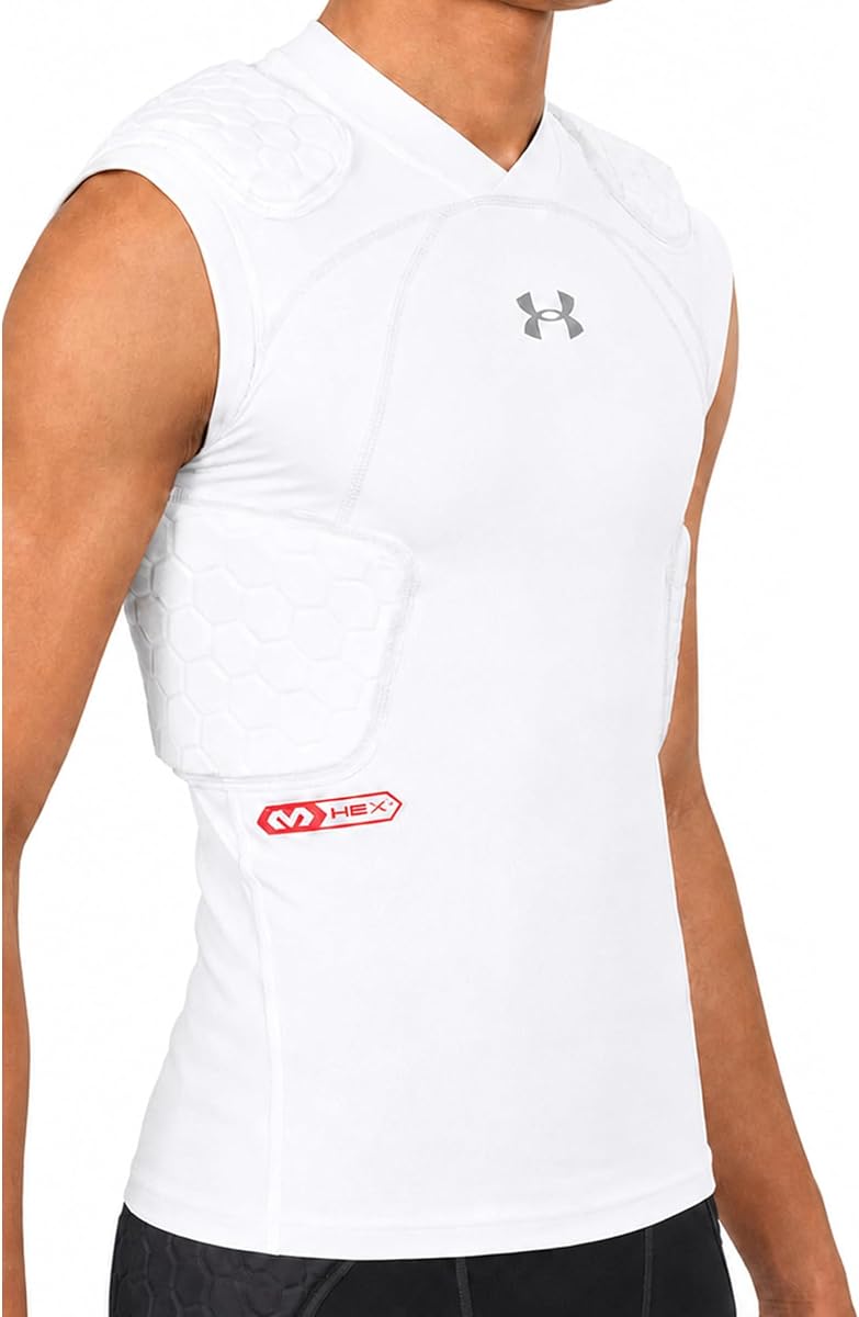 Camiseta protectora de compresión de fútbol juvenil Under Armour Gameday Pro 5-Pad