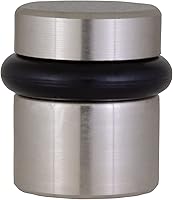 Vista 71 de Gooseneck Door Stop Wall Protector with Rubber Tip, Design House Matte Black Aluminum Door Stopper, 2-Pack, 189290-MB