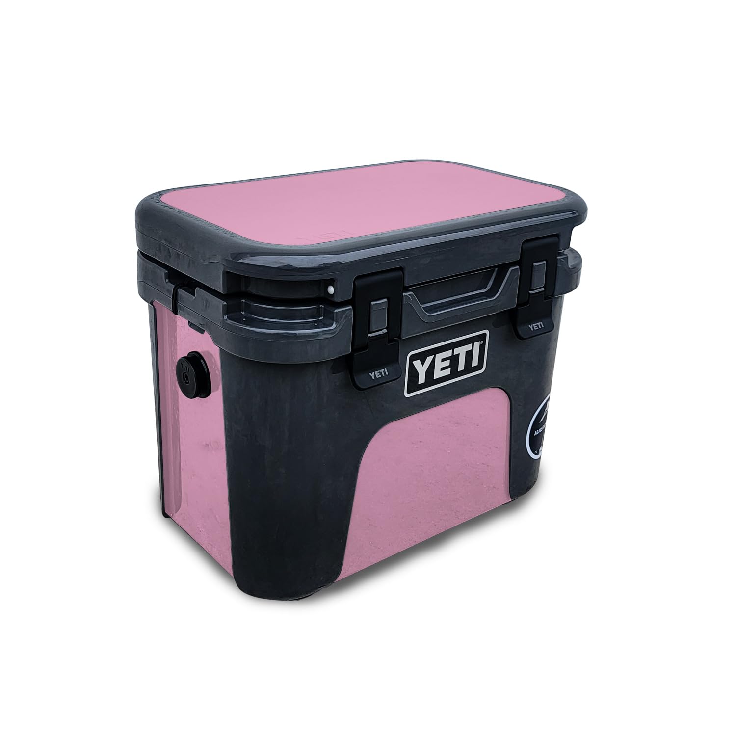 Skin Compatible with Yeti Roadie 15 Hard Cooler - Solid Pink - Premium 3M Vinyl Protective Wrap Decal Cover - Easy to Apply | Crafted in The USA by MightySkins