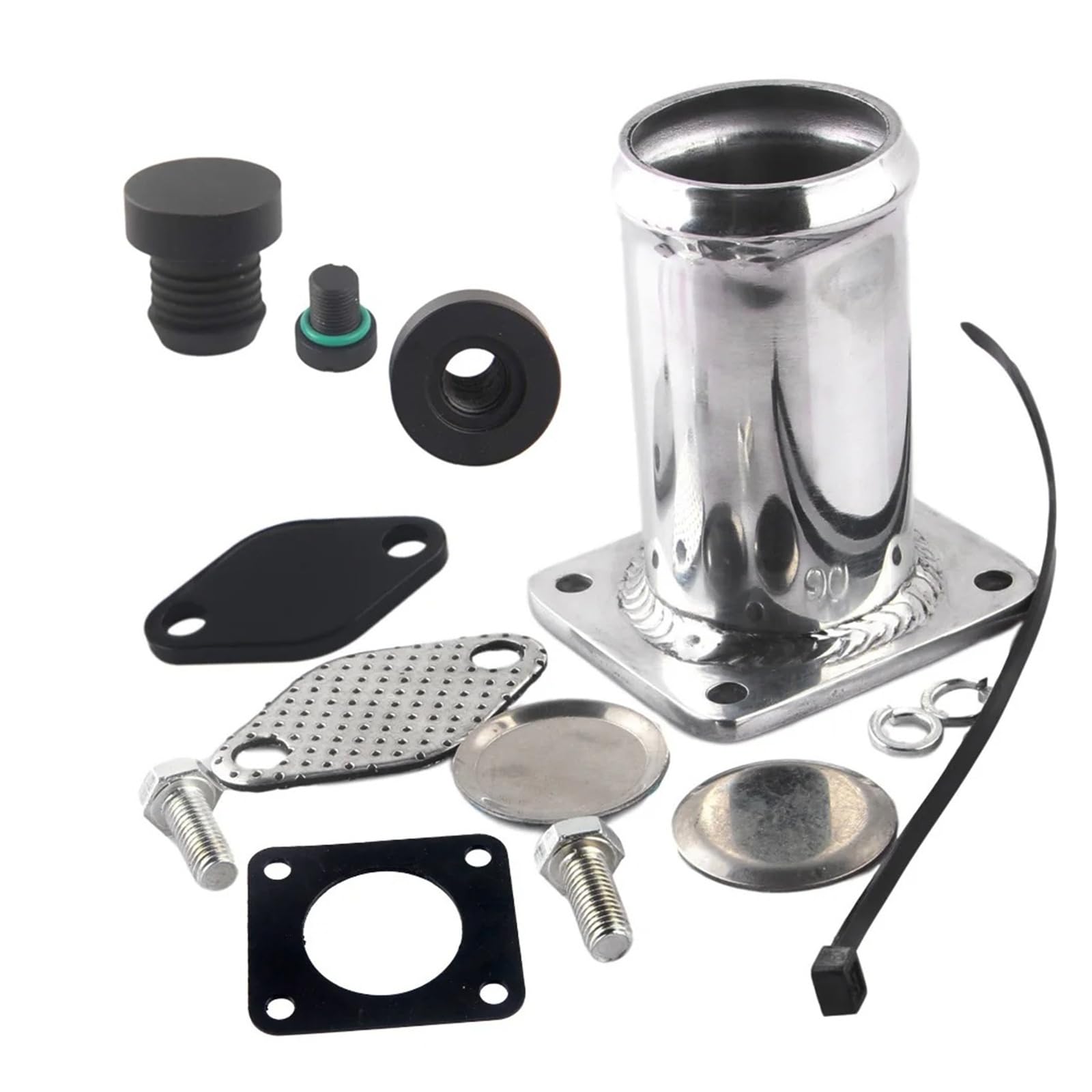 Sifusm Full Kits Egr Valve Recirculation Valves For Bmw For E46 318D 320D 330D 330Xd 320Cd 318Td 320Td Adaptor Fitting Plugs Cooler Thermostat Bungs(Full Kits)