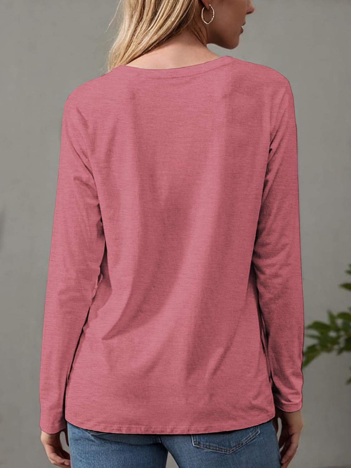 Women's I'm Fine Everything is Fine Long Sleeve T-Shirt-Cute Funny Cat Graphic Tee Sayings, Loose Fit Soft Casual Blouse Top - Image 2