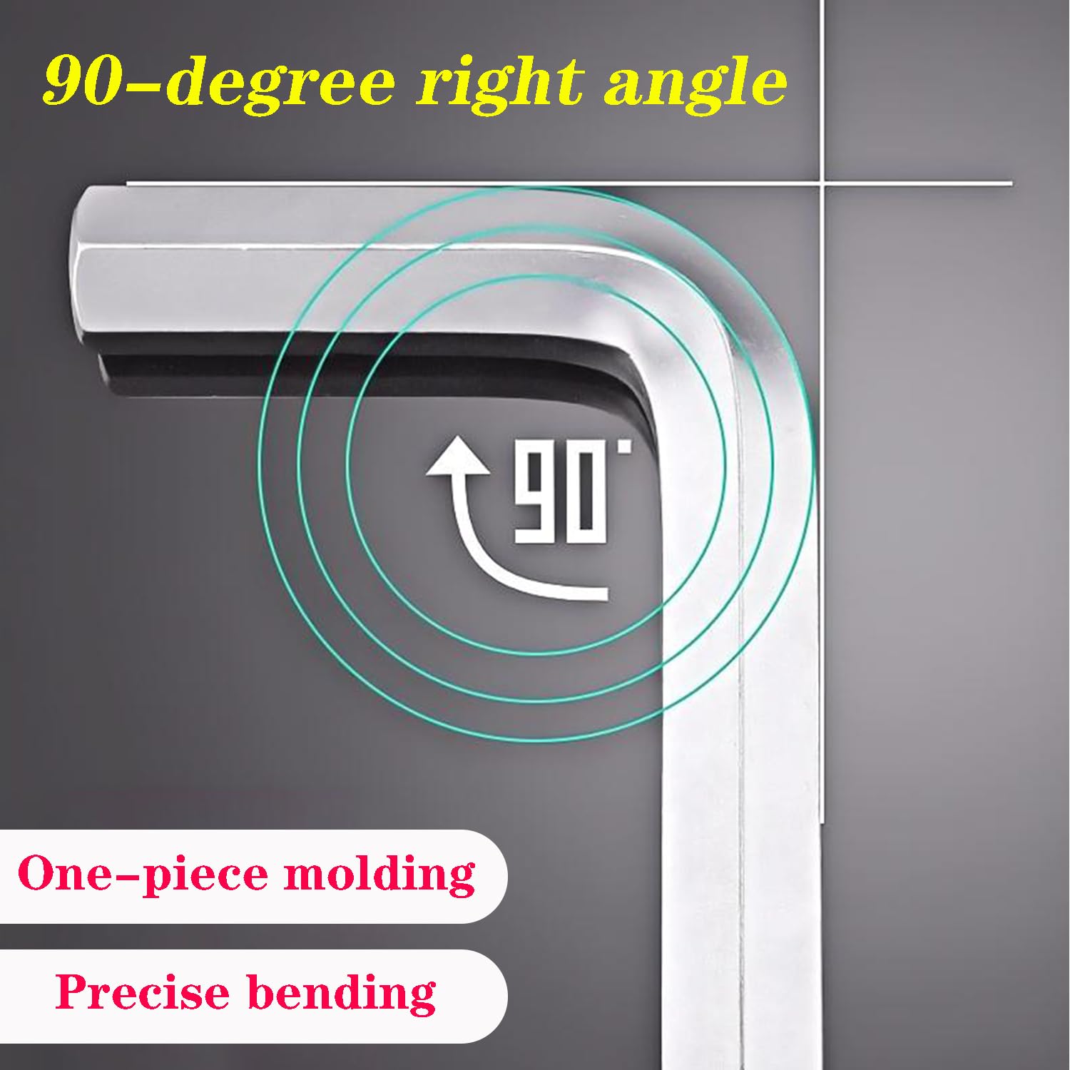 Qrity 10 Pezzi Chiave Esagonale con Estremità a Sfera da 3 mm, Chiave a Brugola a Braccio Lungo, Strumento di Riparazione per Riparazioni Domestiche