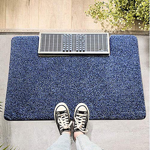 Almohadilla Desinfección, Suelas De Zapatos Desinfección De Alfombras De Piso Estera Desinfectante, Esteras De Entrada Comerciales, Sole Desinfección Soles Puerta De Eliminación De Polvo Estera,Azul
