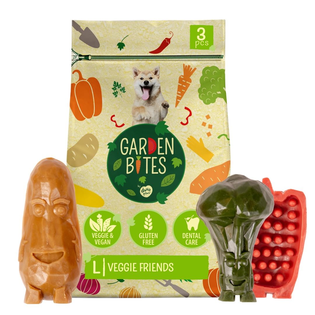 duvoplus Vegetarische Hundeleckerli Veggie Friends Größe L