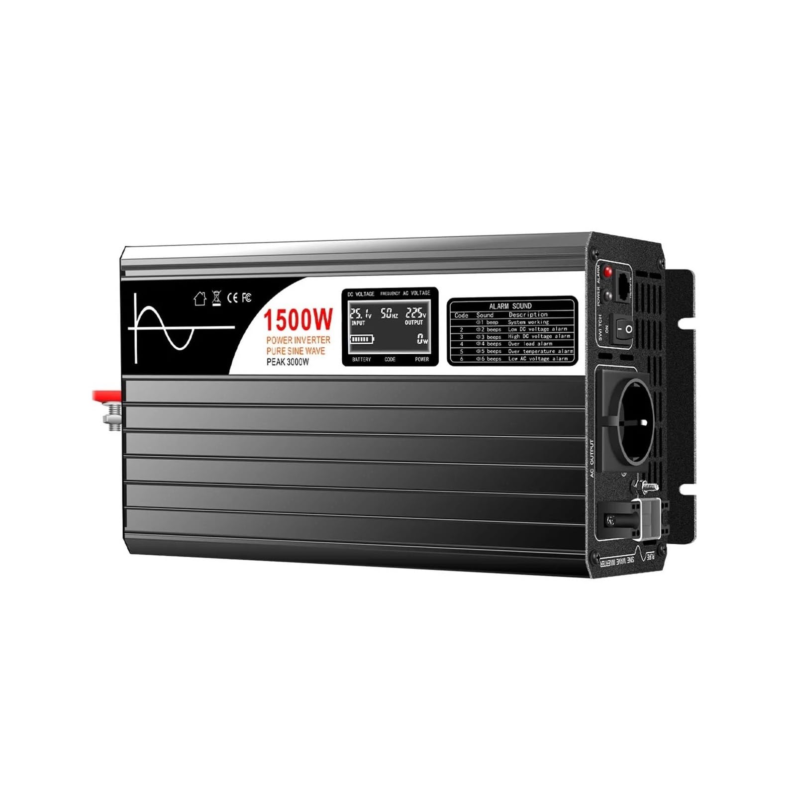 Convertitore Corrente Inverter 380V 1000W 2000W 3000W 2500W 3200W 5000W 6000W Inverter Solare A Onda Sinusoidale Pura AC 60V/72V/96V/110V(110V(84V-126V),220-240V,3200W)