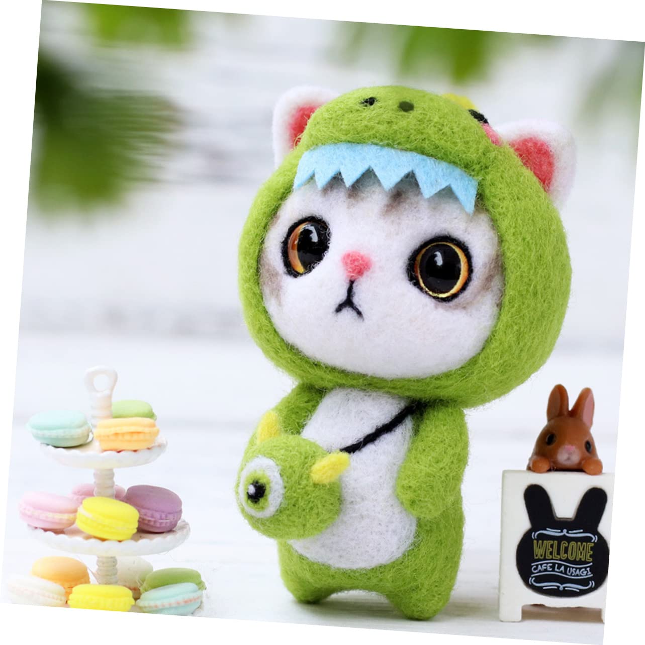 SHINEOFI 6sets Kit Di Feltro Per Animali Di Materiale Per Con Istruzioni Inglese Per Iniziare Creare Con Accessori Completi Per Feltro Adatto Decorazioni e Attività Creative