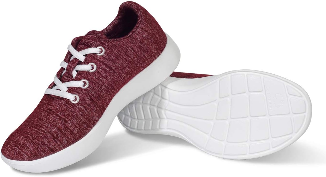 LeMouton Classic Men's Wool Shoe | Comfortable Lightweight | Walking Lace Up Sneaker - Image 4