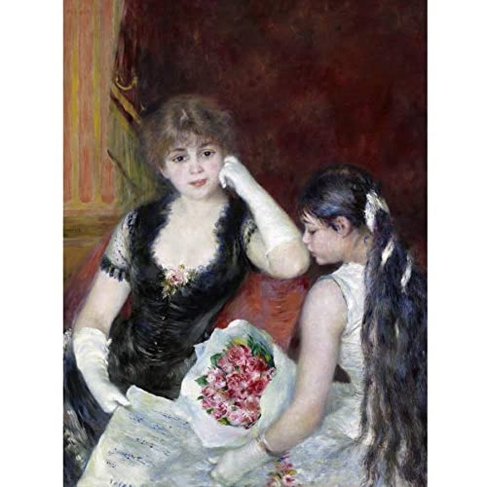Amazon.co.jp: Renoir A Box At Theater At The Concert 1880 Painting