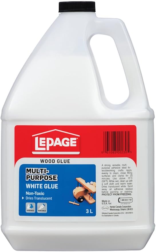 LePage Multi Purpose White Wood Glue High Strength Wood Adhesive for