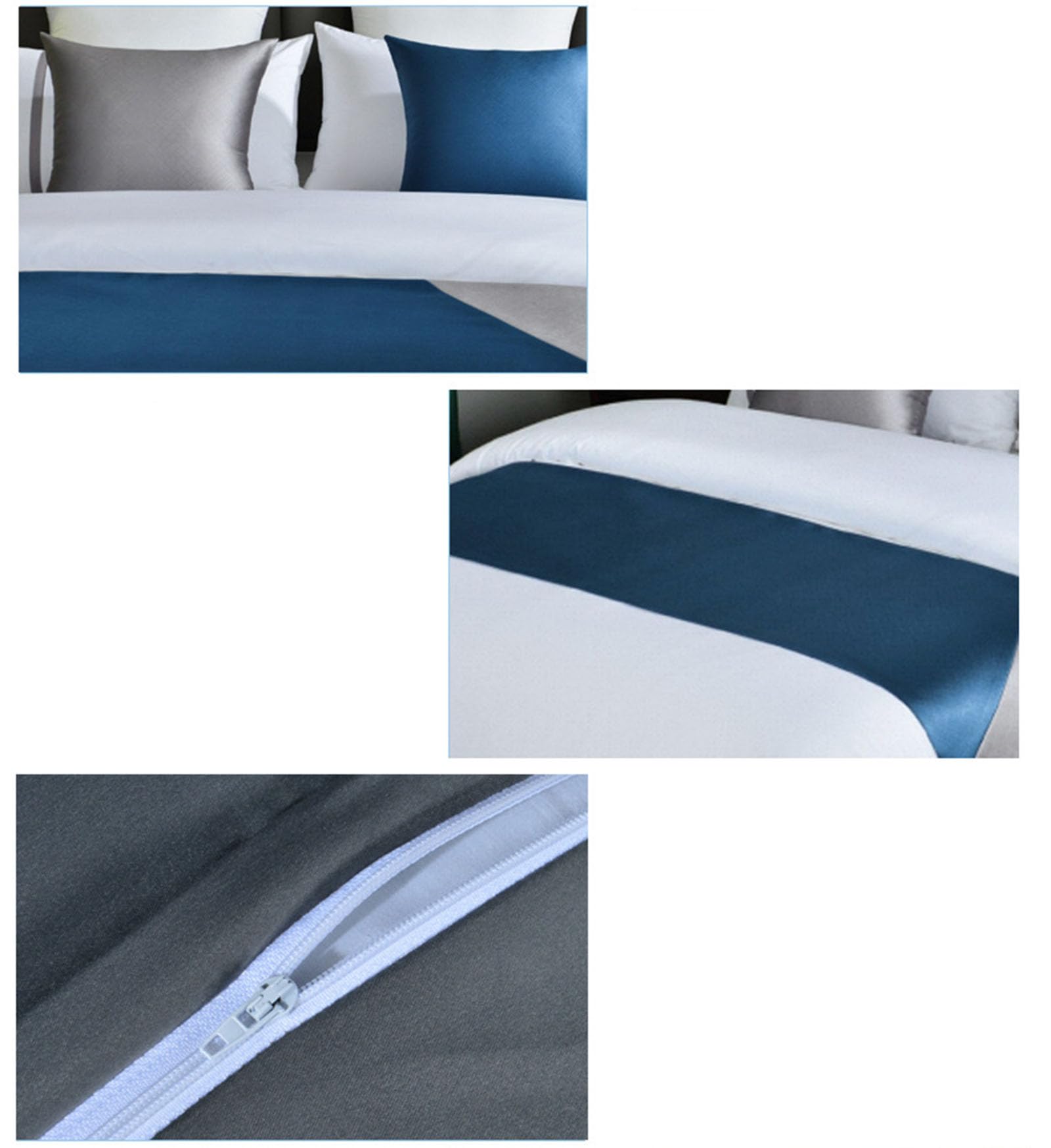 Runner Per Letto Con Nappe In Fibra Acrilica – 60x180 Cm, Multiuso Per Camera Da Letto E Hotel - 2