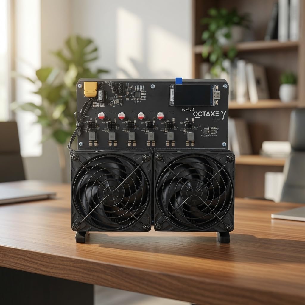 NerdOCTAXE Rev3.1 Bitcoin Miner