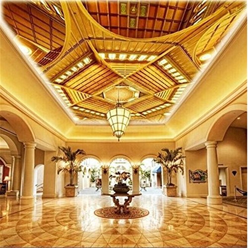 Carta da parati fotografica personalizzata Carta da parati europea con figura europea Il soffitto Hotel a buon mercato Mall Luxury 3D Angel Wall Mural Wallpaper * 300cmx210cm(118.1x82.7inch)
